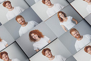 White t-shirts for mockups, a Person Photo by Handmadefont (Thumbnail 8 of 10)