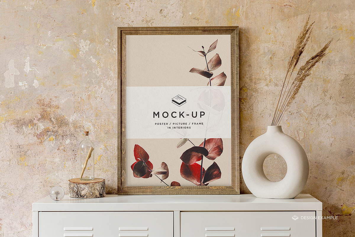 Portrait Frame on Scenes Mock-up, a Print Template by Branda Keeps (Photo 17 of 30)