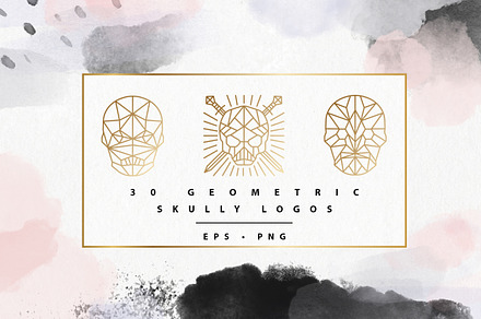 Geometric Skully Logos