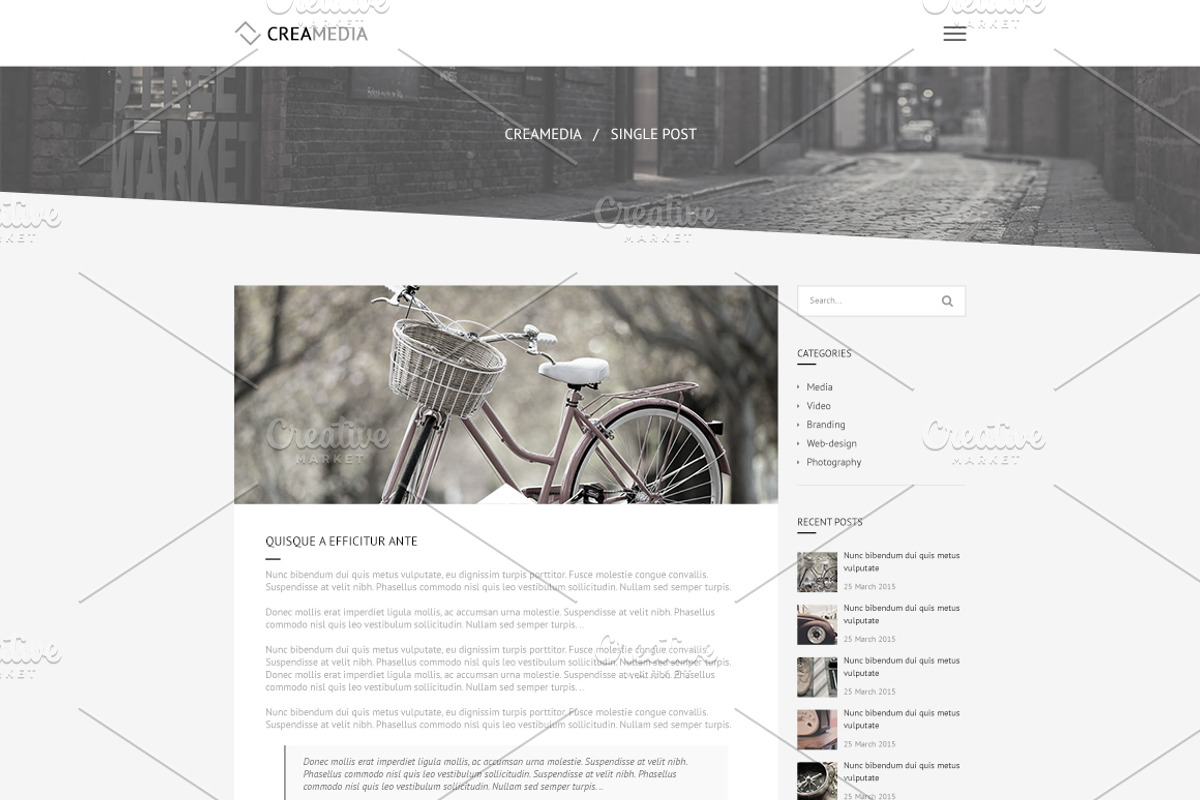 Creamedia One Page PSD Template, a Landing Page Template by valthemes (Photo 4 of 4)