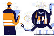 Robotics in Industrial Automation, a Technology Illustration by IcoMaker (Thumbnail 14 of 21)