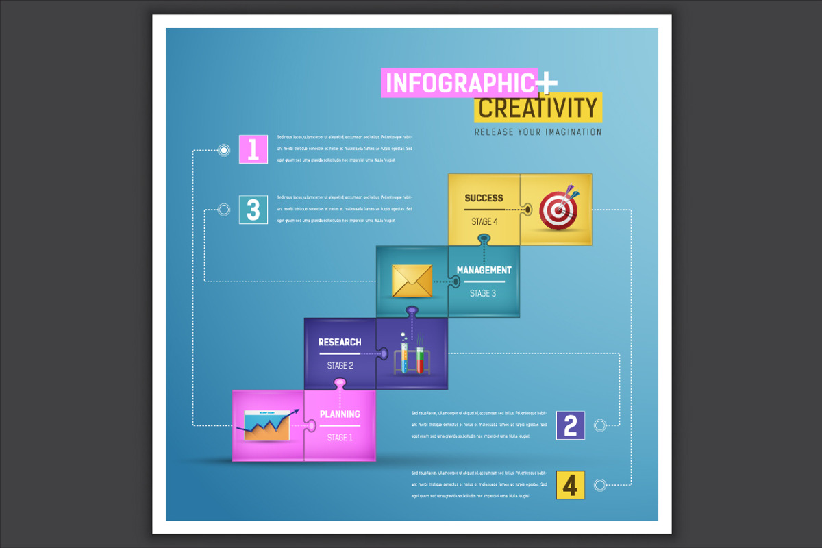 -50% Set of 7 infographics templates, a Background Graphic by frost_newt (Photo 6 of 8)