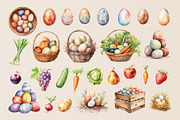125 Spring Easter PNG Illustrations, a Seasonal Illustration by Graphicdome (Thumbnail 14 of 16)