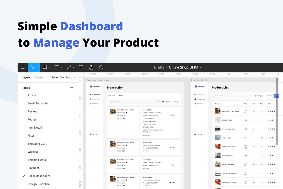 Online Shop UI Kit, an UI Kit Template by timotiusmuliawan05 (Photo 5 of 6)