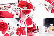 Red Romantic Styled Desktops, a Business Photo by OhTilly (Thumbnail 2 of 6)