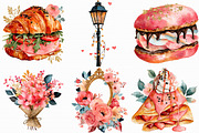 Watercolor Paris Clipart, an Illustration by Libby Wishes (Thumbnail 4 of 7)