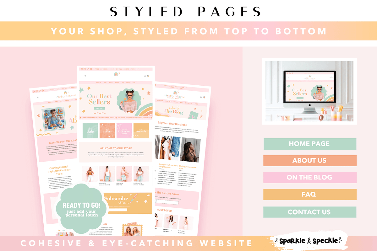 Rainbow Shopify Theme preview 2