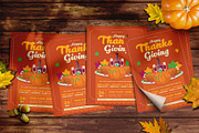 Thanksgiving Flyer, a Flyer Template by Totem Design Studio (Thumbnail 2 of 5)
