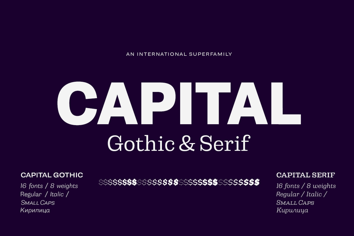 Capital Superfamily intro offer, a Sans Serif Font by Fenotype (Photo 1 of 17)