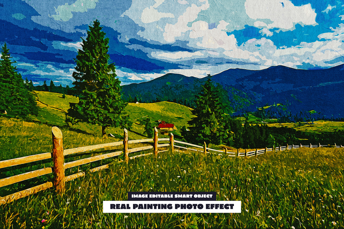 Real Painting Photo Effect, a Layer Style Add-On by dokudokunomi (Photo 1 of 5)