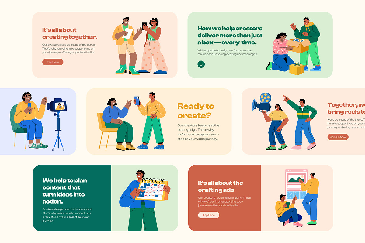 Advertising Illustration Art Set, a Finance Illustration by Brickclay (Photo 4 of 6)
