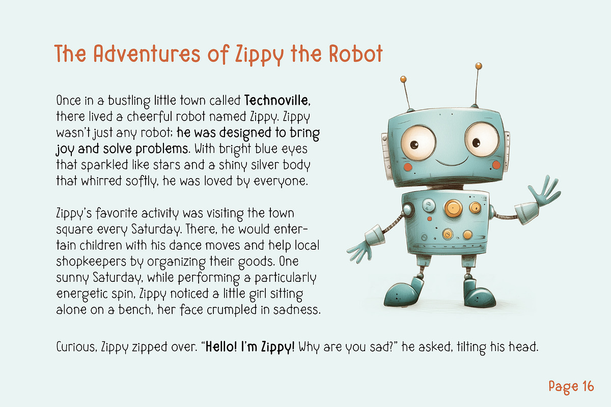 Zippy The Robot - Handwritten Font, a Handwritten Font by Kaya Fonts (Photo 5 of 20)