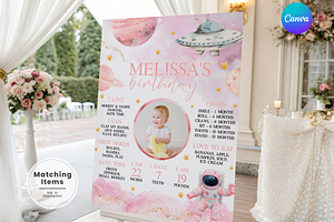 1st Trip Around the Sun Milestone, an Invitation Template by Digital_Mind