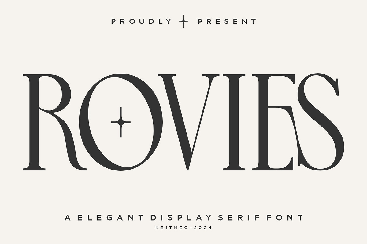 Rovies - Elegant Serif Font, a Serif Font by Keithzo (Photo 1 of 10)