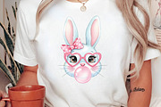 Coquette Easter Bunny Bubblegum Png, an Illustration by DreamPrint404 (Thumbnail 4 of 6)