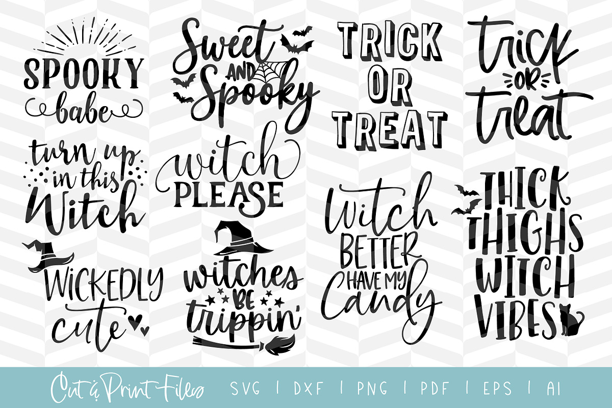 Spooktacular Halloween SVG Bundle, an Illustration by Simply Bright Studio (Photo 4 of 4)