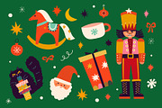 Cute Christmas collection, a Seasonal Illustration by MoleskoStudio (Thumbnail 2 of 30)