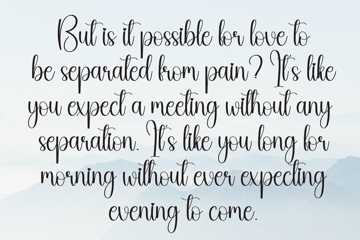 Playful | Script Font preview 6