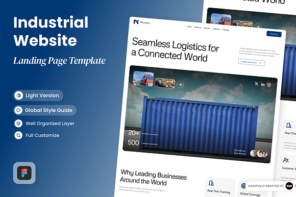 Movelta - Industrial Website preview 5