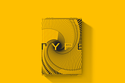 Bold Radial Typography Poster Set, a Poster Template by NJ Himel (Thumbnail 7 of 23)