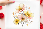 Watercolor Flowers Clipart, an Illustration by Digital Artistic99 (Thumbnail 9 of 10)