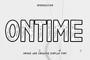 Ontime, a Script Font by InermediaSTUDIO (Thumbnail 1 of 8)