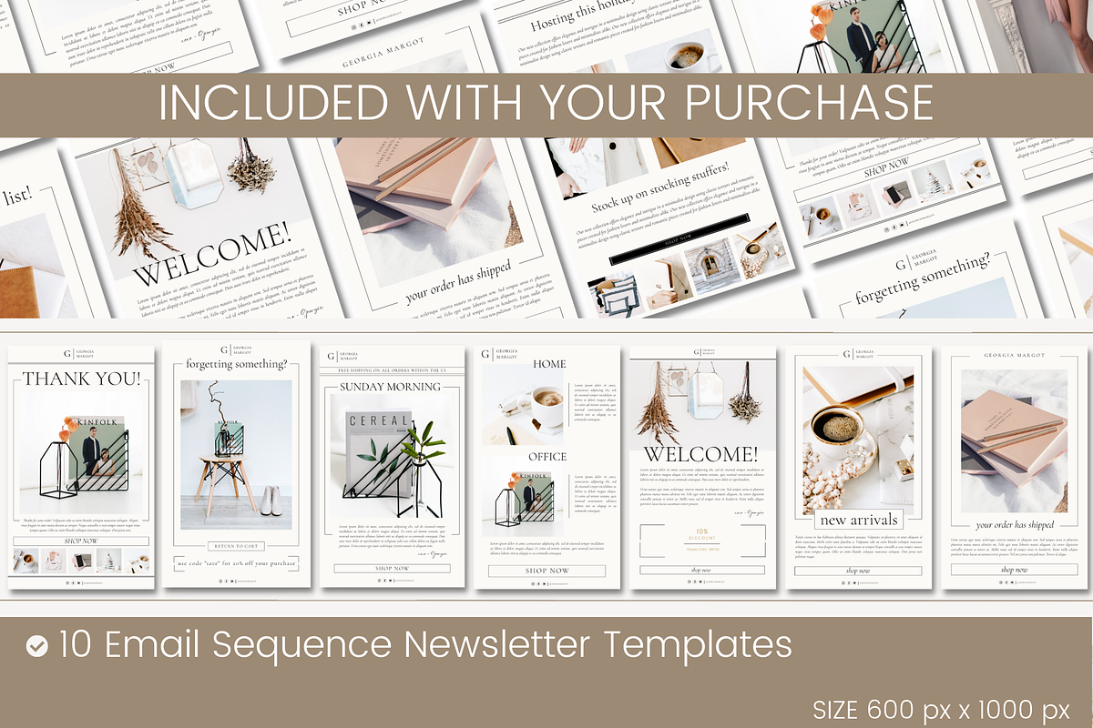 Email Newsletter | Simple, a Templates & Theme by The Edits Shop (Photo 4 of 6)