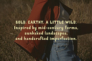 Solique Earthy Nomadic Logo Sans, a Sans Serif Font by Struvictory.art (Thumbnail 2 of 9)