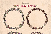 Falling Leaves Vintage Autumn Bundle, a Seasonal Illustration by Ink Stories (Thumbnail 5 of 20)