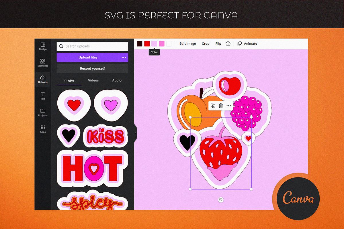 Passion - Bright Love Collection, a Decorative Illustration by Leila Divine (Photo 11 of 13)