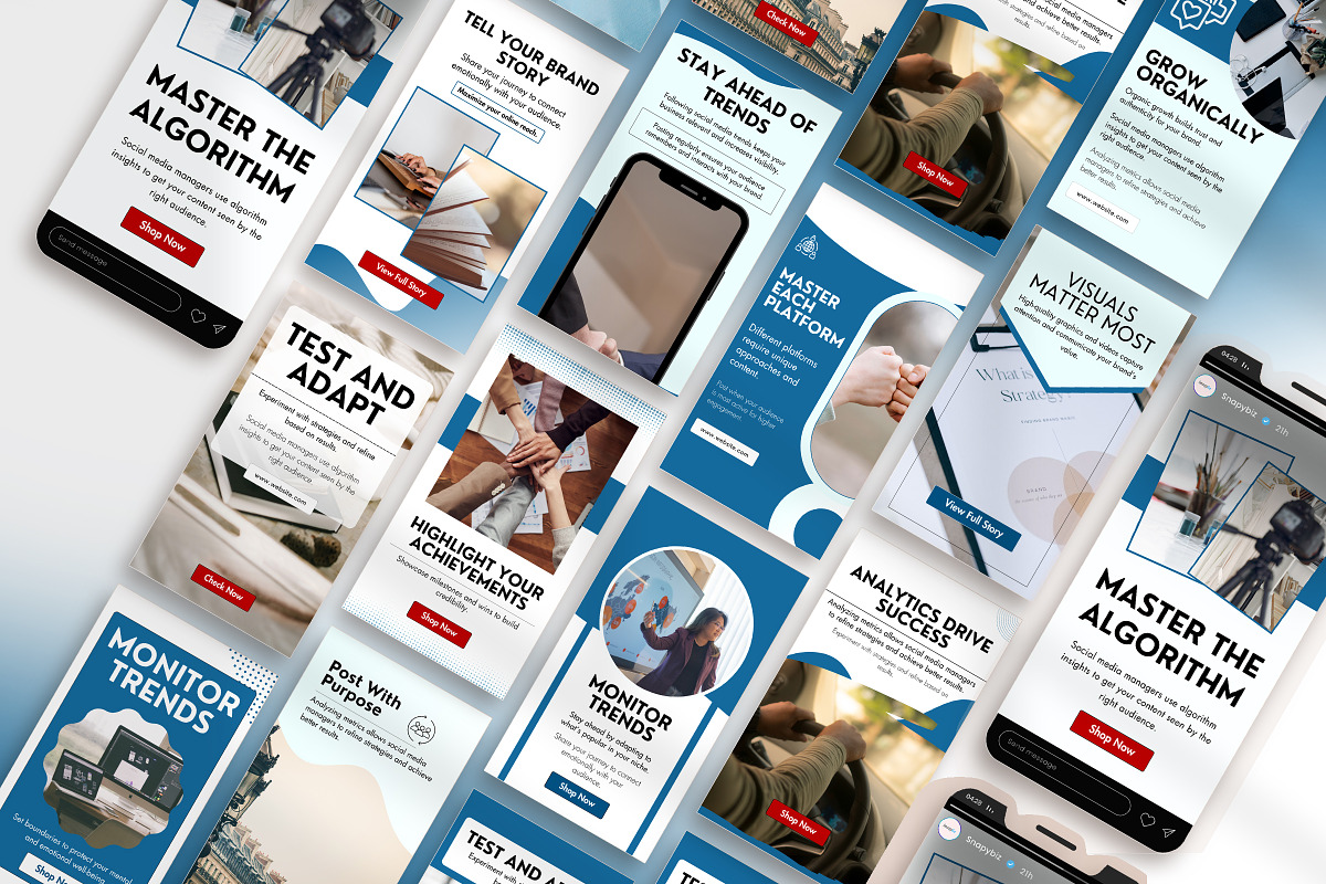 Social Media Manager Instagram Story, a Social Media Template by Snapybiz (Photo 9 of 10)