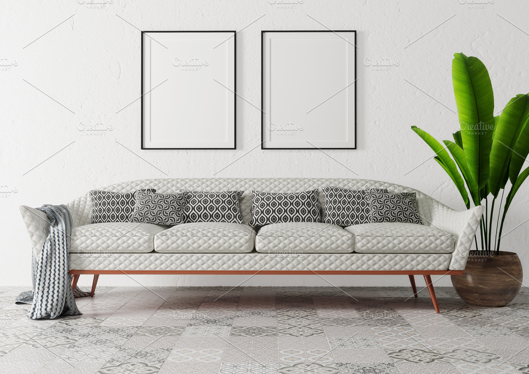 Luxury velvet sofa, an Architecture Photo by inDahouze