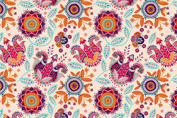 Flowers Seamless Pattern