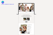 Wedding Photography Canva Template, a Landing Page Template by Web Template Market (Thumbnail 1 of 4)