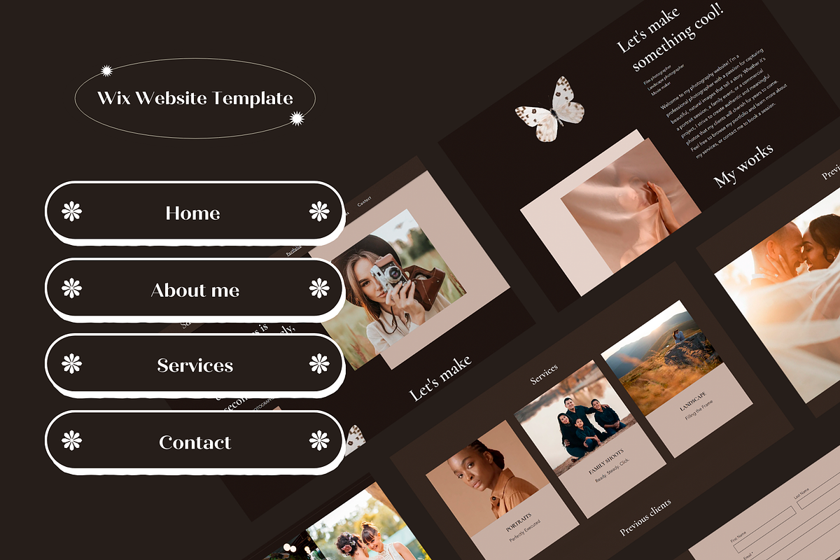 Wix Website Template Photographer, a Wix Template by Wixify Studio (Photo 9 of 12)