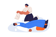 First aid, emergency concepts set, a Healthcare Illustration by Good Studio (Thumbnail 15 of 15)