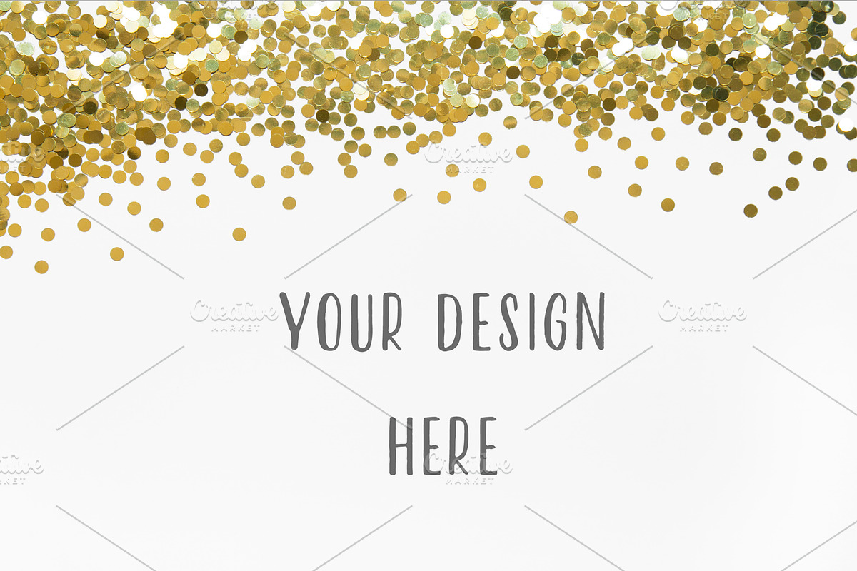 Clipboard and Glitter mockups, a Product Mockup by Ale Estrada (Photo 3 of 6)