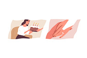 Girl memories, life scenes set, a Person Illustration by Good Studio (Thumbnail 3 of 4)