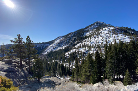 Photo of Phipps Peak in the Sierra Nevada West of Emerald Bay and Lake Tahoe Ca, a Nature Photo by patrimonio