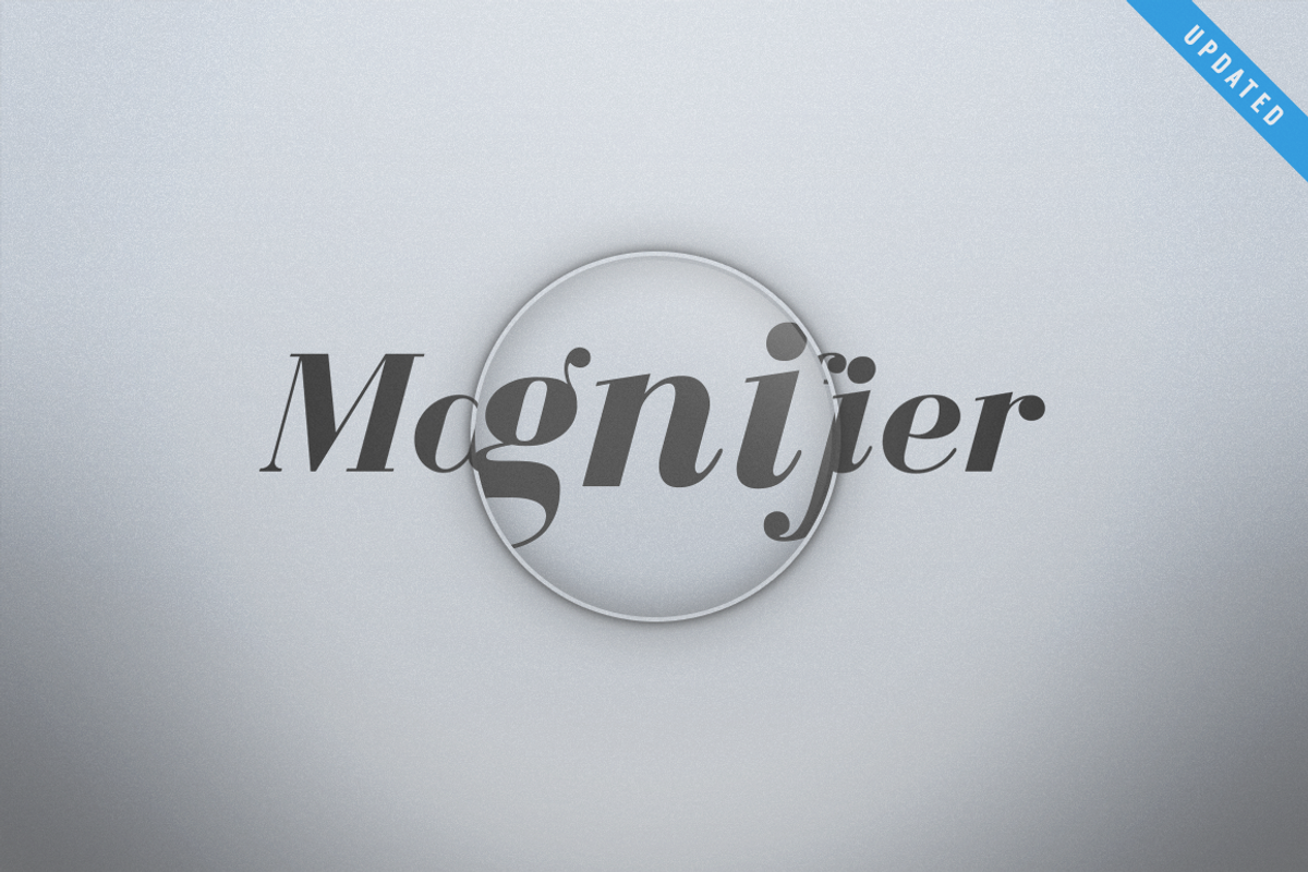Auto magnifier / Updated, a Product Mockup by mynameisyanick (Photo 1 of 5)