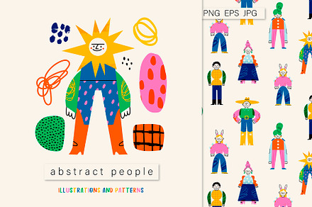 Abstract people, a Person Illustration by Twisted Tail