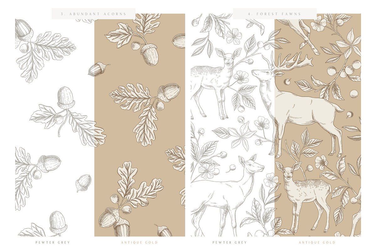 Woodland Sketches Vector Collection, an Animal Illustration by rouxsupplyco (Photo 12 of 19)