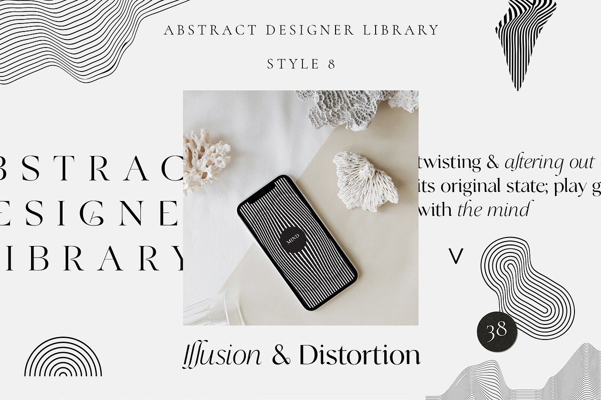 ABSTRACT DESIGN LIBRARY shapes, an Object Graphic by Lana Elanor (Photo 17 of 56)