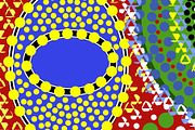 Aboriginal Orbs Seamless Repeat, a Pattern Graphic by Sharon Schwalbe (Thumbnail 4 of 6)