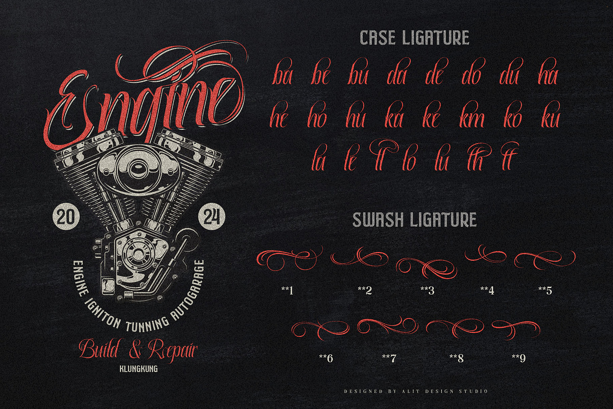 Thousand Familia, a Script Font by alit design (Photo 10 of 15)