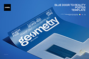 Blue Door to Reality Poster Template, a Poster Template by creatsy5 (Thumbnail 1 of 4)