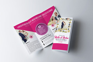 Wedding Tri Fold Brochure, a Brochure Template by Business Flyers