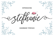Stefhanie Typeface, a Script Font by QueenType (Thumbnail 1 of 5)
