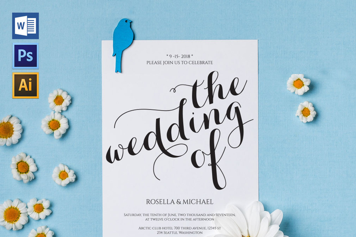 Invitation Template SHR443, an Invitation Template by Shafura_Wedding (Photo 1 of 5)
