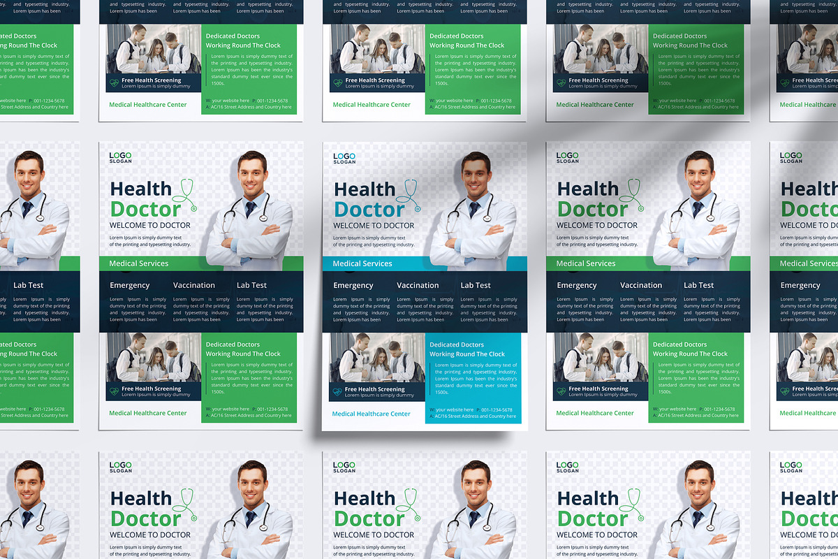 Professional Medical Flyer, a Flyer Template by Vectorzone (Photo 2 of 3)